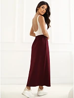 Dámská sukně LK SD model 22309479 vínová - FPrice