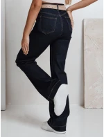 Dámske široké džínsy tmavomodré FashionStreet UY2775 Dámske široké džínsy tmavomodré FashionStreet UY2775