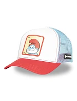 Capslab Šmolkovia Papa Smurf Trucker cap - CL/SMU/1/CT/PAPAB Capslab Šmolkovia Papa Smurf Trucker cap - CL/SMU/1/CT/PAPAB
