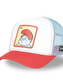 Capslab Šmolkovia Papa Smurf Trucker cap - CL/SMU/1/CT/PAPAB