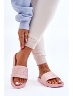 Dámské módní pantofle Big Star model 21611804 Světle růžové - Big Star Shoes Dámské módní pantofle Big Star model 21611804 Světle růžové - Big Star Shoes