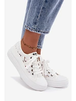Dámské síťované tenisky na platformě model 22181930 bílé - Lee Cooper