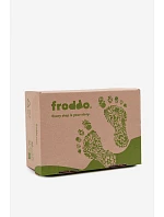 Dětská barefoot obuv z semišové kůže FRODDO G2110157 Tmavě modrá