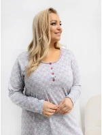 DU KN nočná košeľa FP 605.69 sivá