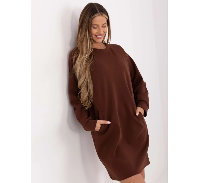 Sukienka MJ SK model 21782459 brązowy - FPrice