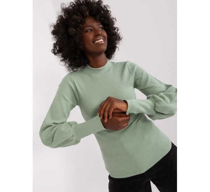 Bluzka RV BZ model 18798933 pistacjowy - FPrice Bluzka RV BZ model 18798933 pistacjowy - FPrice