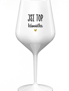 JSI TOP CUP - biely nerozbitný pohár na víno 470 ml