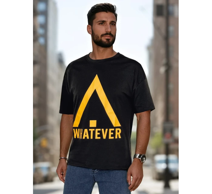 Pánské tričko s potiskem černé Dstreet model 21988569 - FashionStreet