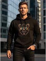 Pánska mikina s kapucňou bear black FashionStreet NX0041B