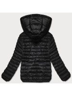 Černá dámská prošívaná bunda s kapucí model 18311070 - S'WEST