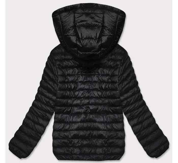 Černá dámská prošívaná bunda s kapucí model 18311070 - S'WEST