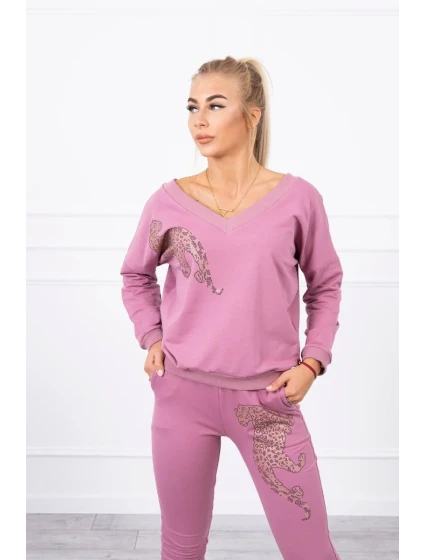 Zirkónová sada panther tmavo ružová Zirkónová sada panther tmavo ružová