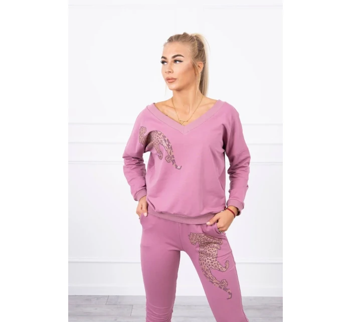 Zirkónová sada panther tmavo ružová Zirkónová sada panther tmavo ružová