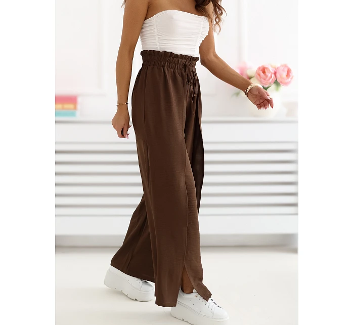 Spodnie CS SP model 22099801 ciemny brązowy - FPrice