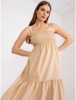 Šaty RO SK béžová model 17293410 - FPrice Šaty RO SK béžová model 17293410 - FPrice
