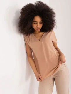 Bluzka RV BZ model 19735082 camelowy - FPrice