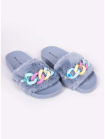 Yoclub Dámske sandále Slide OKL-0067K-2800 Grey