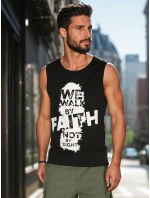 Pánské tričko bez rukávů černé Dstreet model 21988539 - FashionStreet