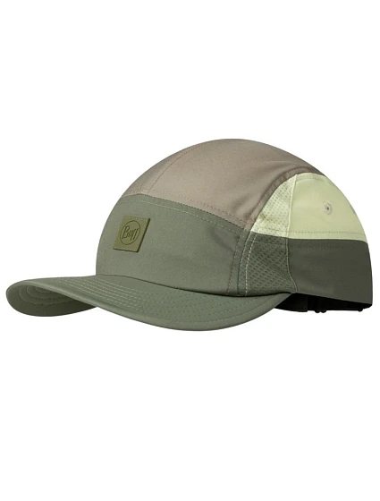 Bežecká čiapka Buff 5 Panel Go Cap – domus khaki