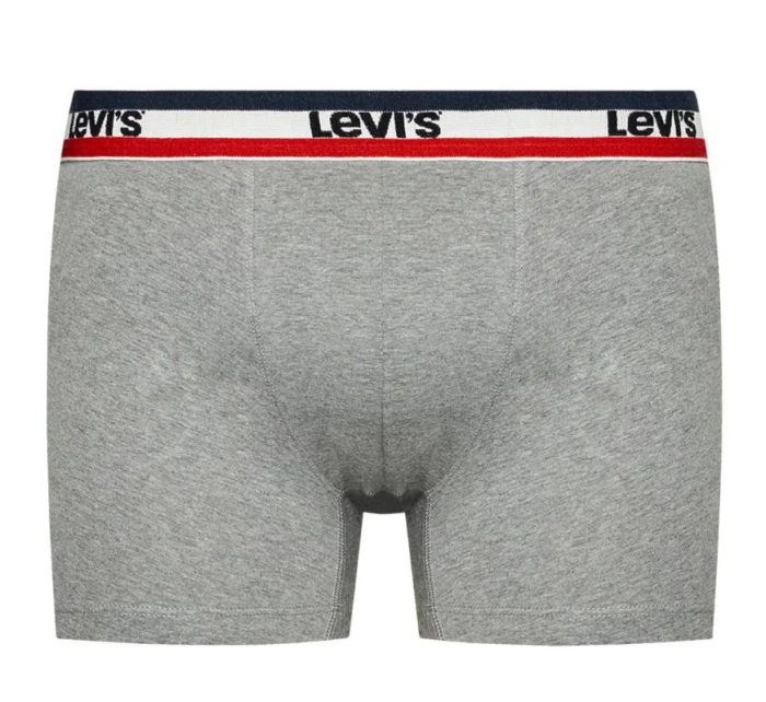 Pánske boxerky 3Pack 37149-0544 black/grey - Levi's Pánske boxerky 3Pack 37149-0544 black/grey - Levi's