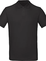 B&C Inspire Polo /men_° Pánske piqué polo z organickej bavlny 01.0430 čierne