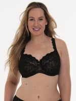 Bobette podprsenka s kosticami Full Cup 5289 čierna - RosaFaia