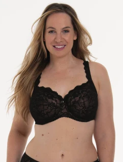 Bobette podprsenka s kosticami Full Cup 5289 čierna - RosaFaia