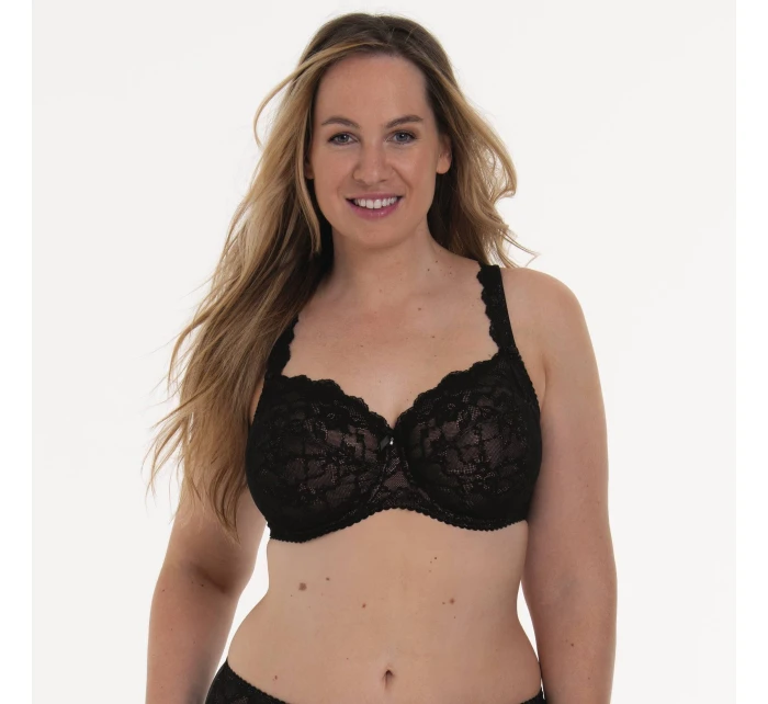 Bobette podprsenka s kosticami Full Cup 5289 čierna - RosaFaia Bobette podprsenka s kosticami Full Cup 5289 čierna - RosaFaia