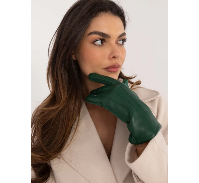 Rukavice AT RK model 20591884 tmavě zelené - FPrice