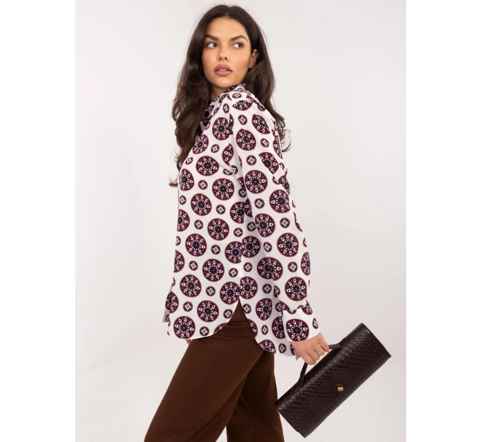 Košeľa LK KS 510190.20P červená