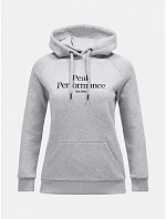 Dámska kapucňa Original Hood W G77747080-M03 sivá - Peak Performance
