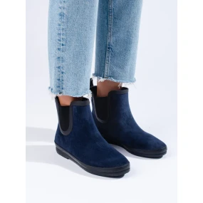 Praktické gumáky tmavě modré dámské Praktické gumáky tmavě modré dámské