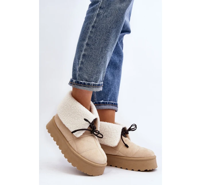 Snehové topánky model 191030 Krok vo veľkom štýle Snehové topánky model 191030 Krok vo veľkom štýle