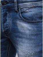 Pánske tmavomodré džínsové nohavice FashionStreet UX4294