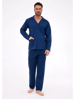 Pyžamo model 21232609 dlouhé/r rozepínací S2XL - Cornette