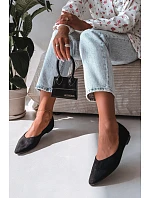 Balerínky Eco Suede Black Lelisa