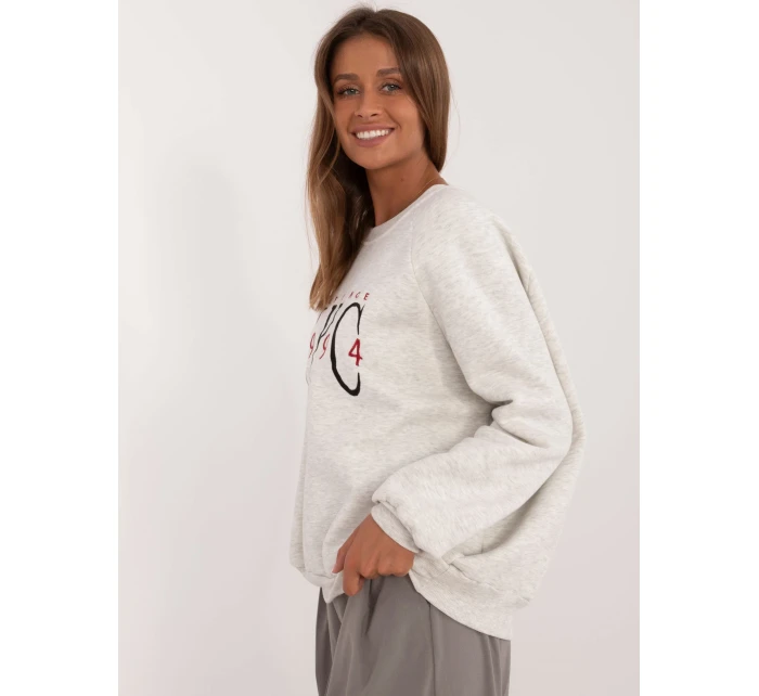 Bluza EM BL model 20499609 jasny szary - FPrice Bluza EM BL model 20499609 jasny szary - FPrice