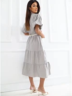 Sukienka MI SK 92950.81 ciemny bezowy