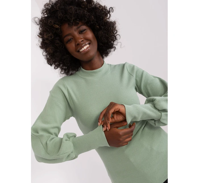 Bluzka RV BZ model 18798933 pistacjowy - FPrice Bluzka RV BZ model 18798933 pistacjowy - FPrice