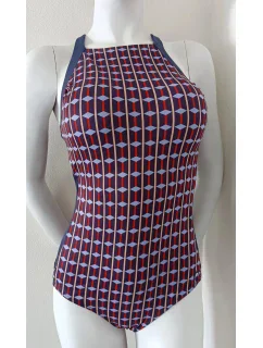 Dámske jednodielne plavky S43D tmavomodré - Self