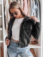 Dámská krátká oversize bunda typu bomber černá Dstreet model 21984297 - FashionStreet