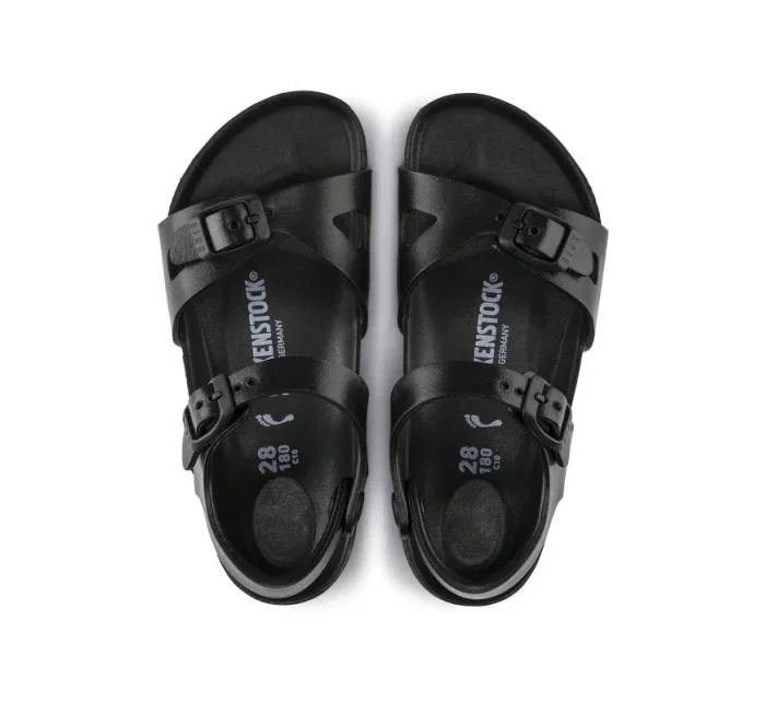 Birkenstock RIO KIDS EVA Black detské sandále úzke (0126113)