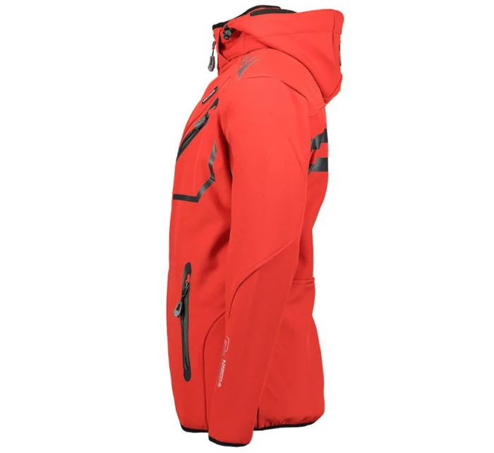 Geographical Norway Softshellová bunda Royaute 068 M WY3252H/GN/Red/Black