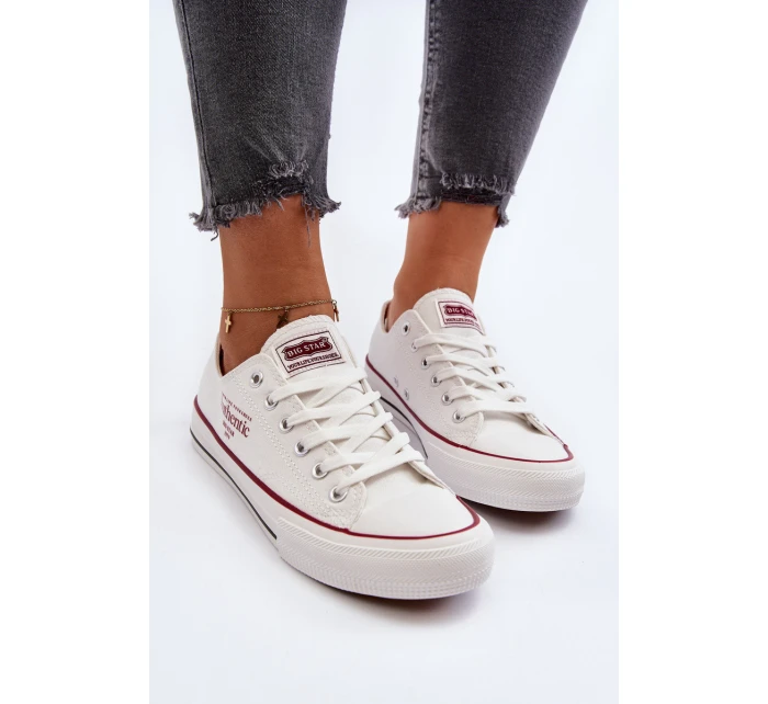 Dámské tenisky Big Star model 21649612 Bílé - Big Star Shoes Dámské tenisky Big Star model 21649612 Bílé - Big Star Shoes