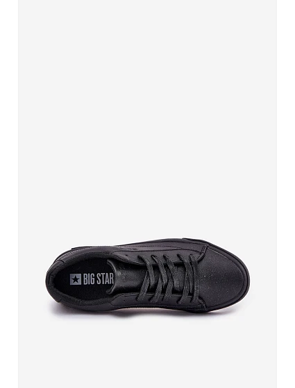 Pánské Klasické Nízké Tenisky Z Eko Kůže Big Star model 21686390 Černé - Big Star Shoes