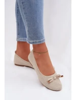 Baleríny s Mašlí Béžové model 21997782 - Boto