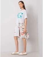 Sukienka DHJ SK model 21314322 biało beżowy - FPrice