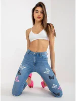 Spodnie jeans NM SP D8015.31X niebieski