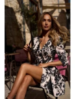 M849 Priliehavé mini šaty s potlačou - model 1