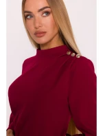 model 21296099 Kombinéza se stojáčkem bordó - Moe